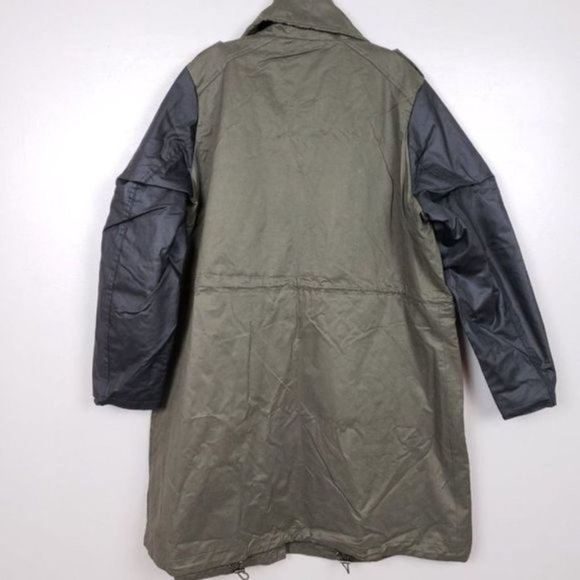 Lane Bryant Green Color Block Anorak Jacket 18/20 - Picture 5 of 8